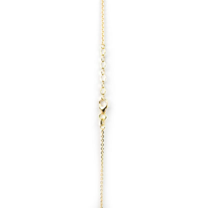 Collana cuore oro giallo girocollo donna in oro giallo tit 750 (18 kt), con cuore centrale di dimensione 6 x 8 mm, catena rolò ovale massiccia