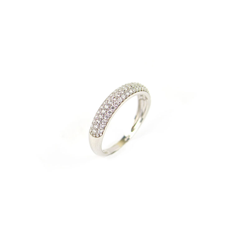 Splendido anello di fidanzamento in argento sterling con zirconi cubici, misura 6, incastonatura alta, 5,8 grammi: stupendo! - Italia Splendido anello di fidanzamento in argento sterling con zirconi cubici, misura 6, incastonatura alta, 5,8 grammi: stupendo! - Italia